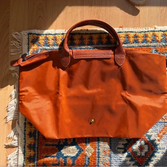 Longchamp Le Pliage M Tote Burnt Orange - Picture 6 of 9